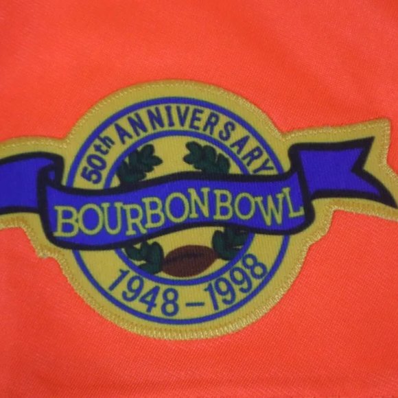 The Waterboy Football Jersey Mens Large Orange Bobby Boucher #9 Adam Sandler - Picture 5 of 10